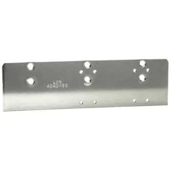 Lcn® Drop Plate Only, Narrow Top Rail Or Flush Ceiling, Aluminum/689 Finish