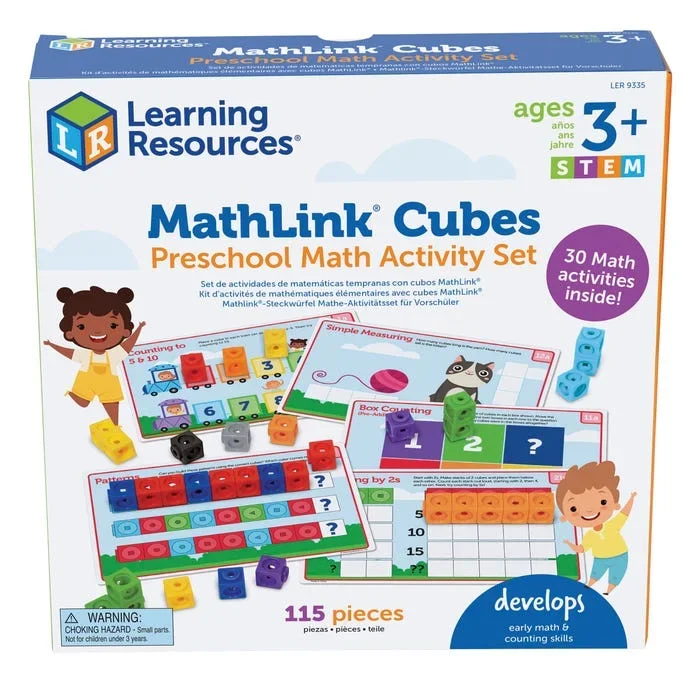 Learning Resources Mathlink Cubes Set, Grade PreK