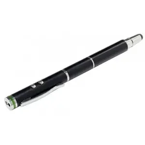 Leitz Complete 4-in-1 Stylus, Pen, Laser Pointer and LED Light, Black