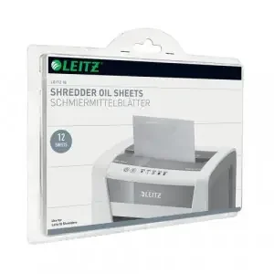 Leitz IQ Shredder Oil Sheets (Pack 12) 80070000