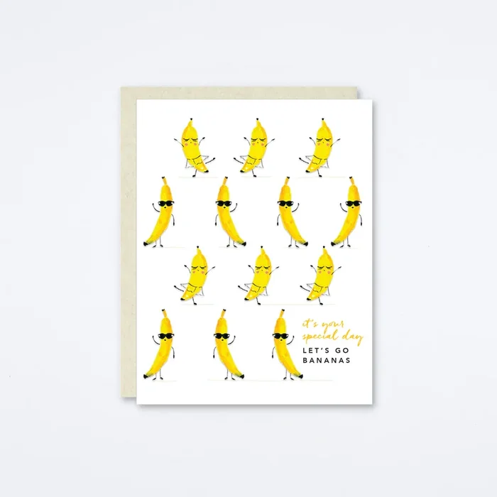 Let’s Go Bananas Card