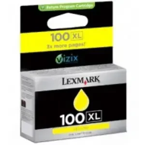 Lexmark 100XL Yellow High Yield Return Program Ink Cartridge (Blister B)