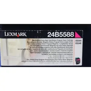 Lexmark 24B5588 Toner Cartridge Magenta Return Program, 3.000 Pages For Lexmark XS 544 24B5588