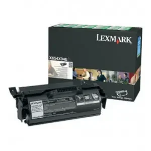 Lexmark Black Extra High Yield Return Program Print Cartridge for Label Applications (Yield 36,000 Pages) for X654, X656, X658 Mult-function Printers