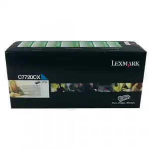Lexmark C772 Cyan Extra High Yield Return Program Print Cartridge (Yield 15,000 Pages)