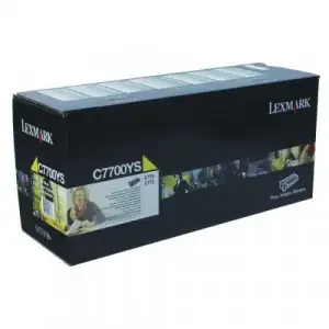 Lexmark C77X Yellow Return Program Print Cartridge (Yield 6,000 Pages)
