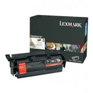 Lexmark (High Yield 25,000 Pages) Black Toner Cartridge for T650dn Printers