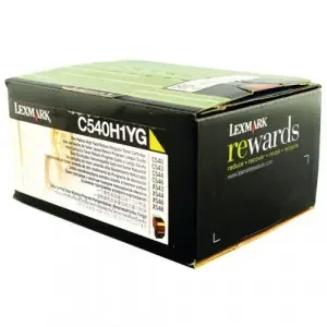 Lexmark Return Program C540H1CG (High Yield 2,000 Pages) Yellow Toner Cartridge