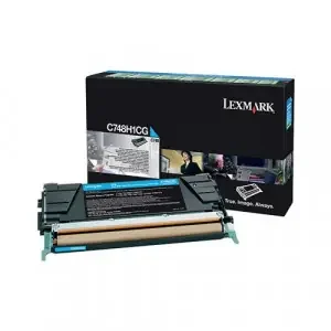 Lexmark Return Program (High Yield 10,000 Pages) Cyan Toner Cartridge for C748 Printers
