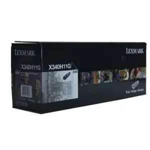 Lexmark Return Program X340 (Yield 6,000 Pages) Black Toner Cartridge