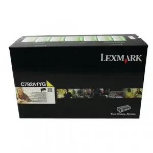 Lexmark (Yield 6,000 Pages) Return Program Print Cartridge (Yellow) for C792/X792 Laser Printers