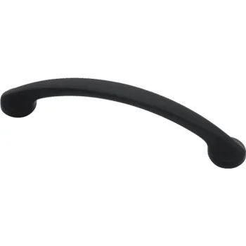 Liberty Hardware 3-3/4 Martini Classic Pull Flat Black, Package Of 12