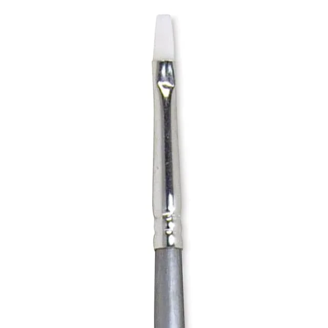 Liquitex Basics Synthetic Brush – Bright, Long Handle, Size 1