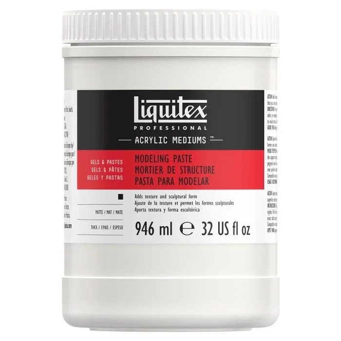 Liquitex Non-Toxic Modeling Paste Acrylic Medium, 1 Quart