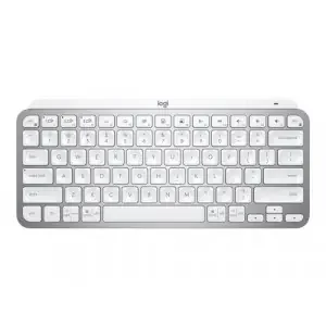 Logitech MX Keys Mini RF Wireless Bluetooth QWERTY English Keyboard Pale Grey
