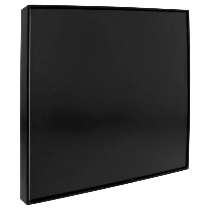 Lorell Snap Plate Architectural Sign, 10 x 10 x 3/5 Inches, Black