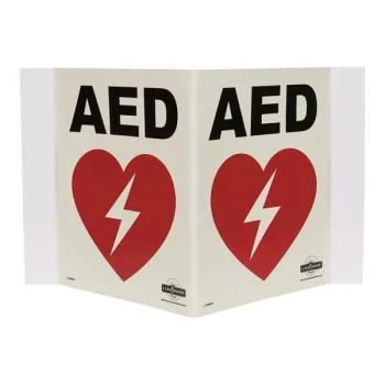 Lumaware Illuminating Aed Panoramic Sign