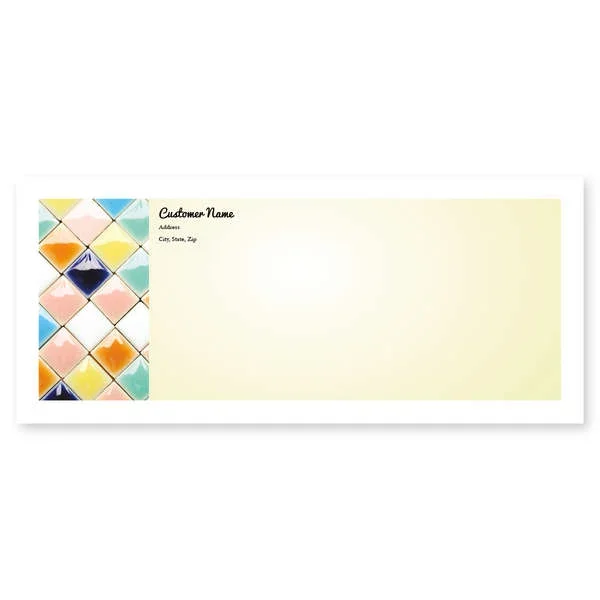 Lush Mosaic Envelope No. 10