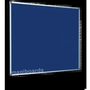Magiboards Slim Frame Blue Felt Noticeboard Aluminium Frame 1500x1200mm – NF1AB6BLU