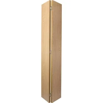 Masonite 36 In. X 80 In. X 1-3/8 In. Unfinished Wood Veneer Flush Hollow Core Strand Oak Bifold Interior Door
