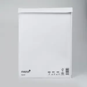 Master In Bubble Mailer K7 White Id-350X470mm 50 Per Box