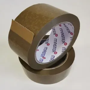 Master In Polyprop Tape Buff Hotmelt 48mmx66M Pack 6