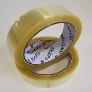 Master IN Polyprop Tape Clear Hotmelt 25mmx66M Pack 12