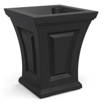 Mayne Cambridge 18″ Tall Planter – Black
