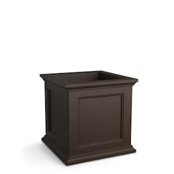 Mayne Fairfield 20×20 Square Planter – Espresso