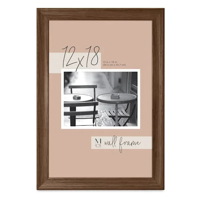MCS Classic Edge Frame – 12″ x 18″ Walnut