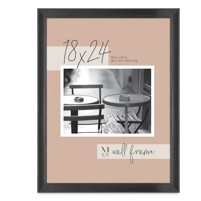 MCS Classic Edge Frame – 18″ x 24″, Black