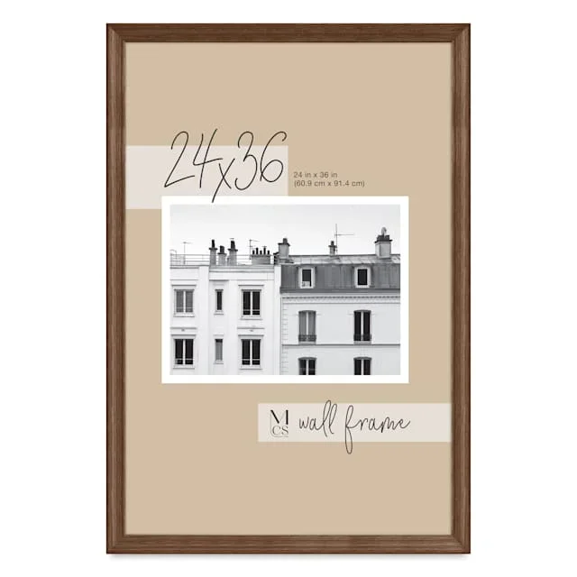MCS Classic Edge Frame – 24″ x 36″ Walnut