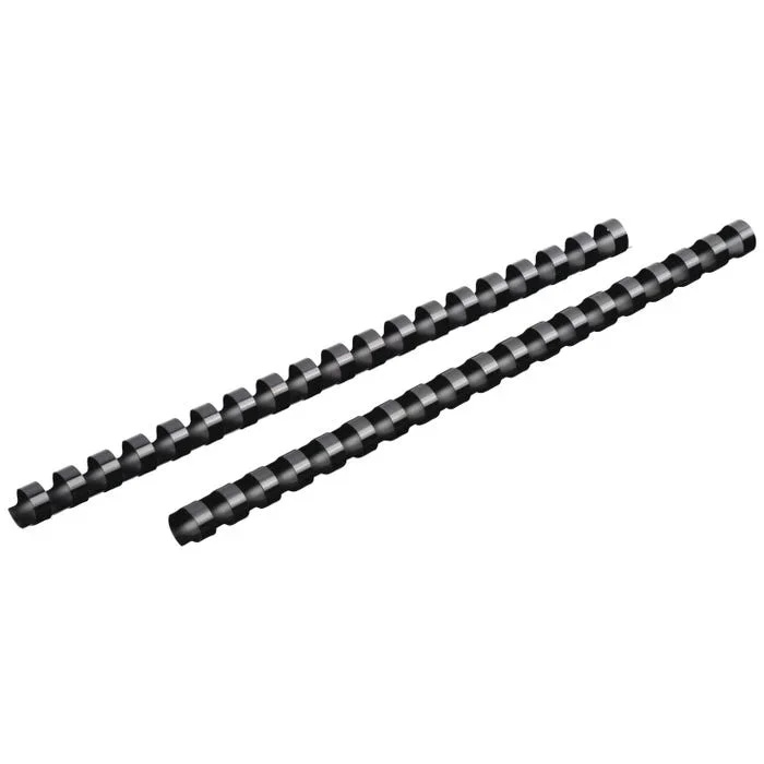 Mead CombBind Binding Spines, 1/2 Inch, Black, Pack of 125