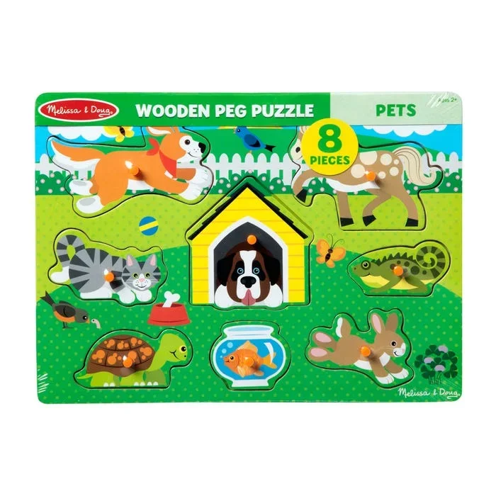 Melissa & Doug Pets Peg Puzzle