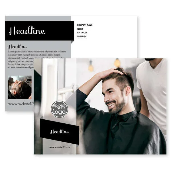 Mens Hair Spa Postcard 5×7 Rectangle Horizontal