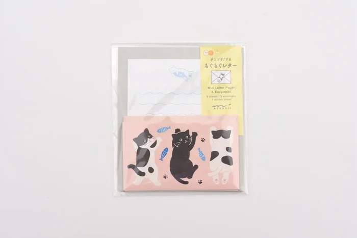 Midori Mini Letter Set with Stickers – Hungry Cat