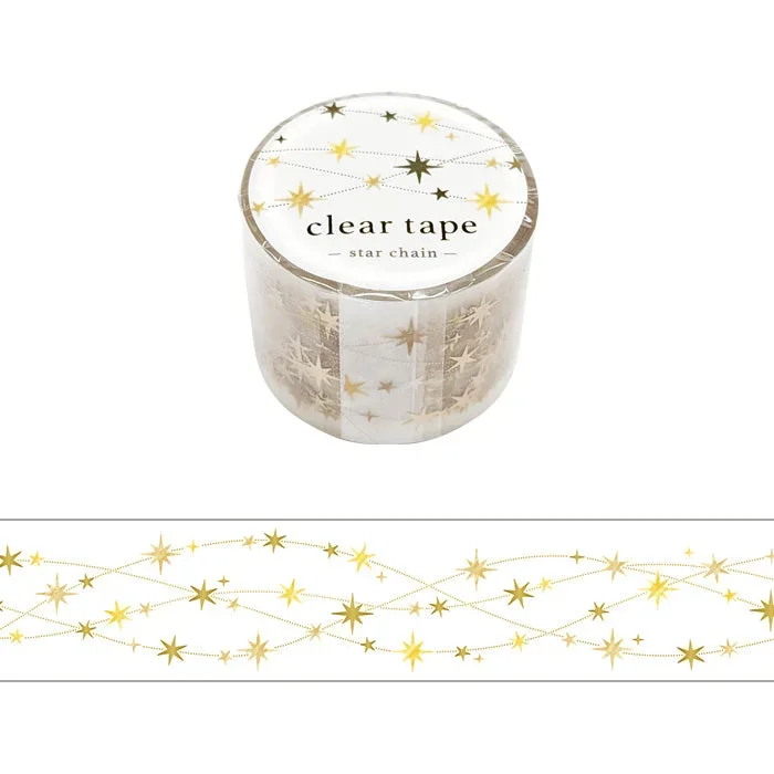 Mind Wave Clear Tape – Foil Stamping – Star Chain