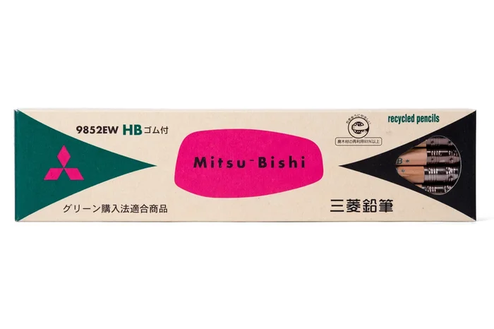Mitsubishi 9852EW Pencil, HB, Set of 12