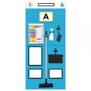 Modulean Rack End Board Cleaning Single Marker Blue REBS002/B