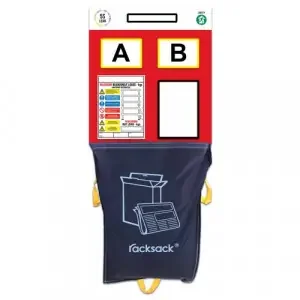 Modulean Rack End Board Racksack Double Marker Red REBD005/R