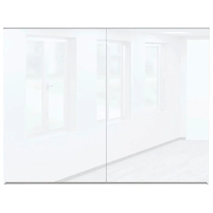 MooreCo Office Glass Wall Panel, 8 x 12 Feet