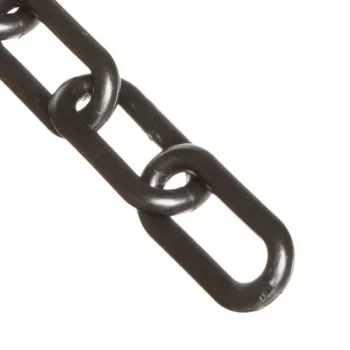 Mr. Chain 3 Inch X 25 Feet Black Plastic Barrier Chain