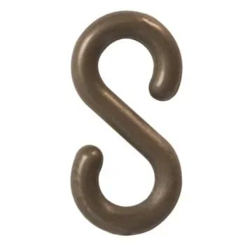 Mr. Chain Brown 2 Inch S-Hook Package Of 10