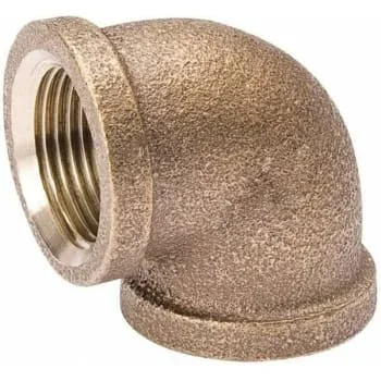 Mueller Streamline Banded 90 Degree Elbow, Lead Free, 1/2″ x 1/2″, Brass