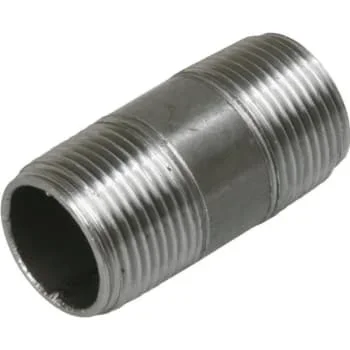 Mueller Streamline Black Malleable Iron Nipple, 3/4 X 2″