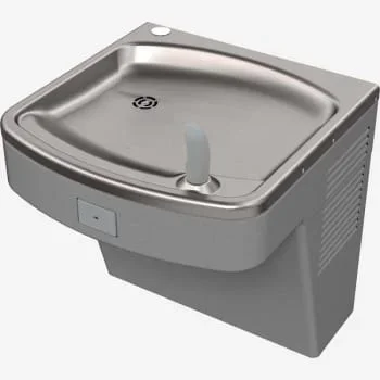 Murdock Wall Mnt ADA Cooler 8gph Gray Finish Flexible Bubbler