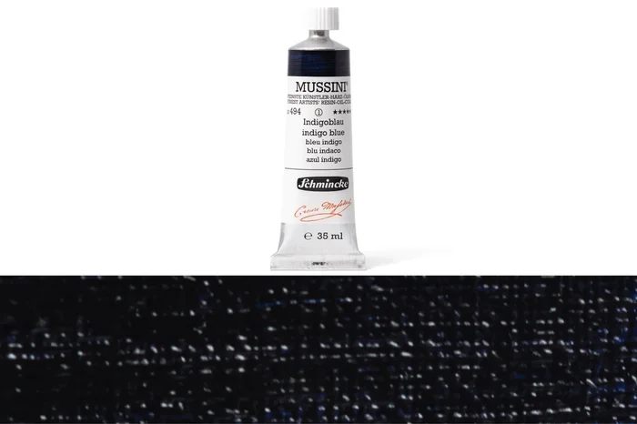 Mussini Oil Colors, 35 mL, #494 Indigo Blue