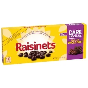 Nestle Dark Chocolate Covered Raisinets, 3.1-oz. Box