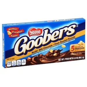 Nestle Goobers Chocolate Covered Peanuts, 3.5-oz. Box
