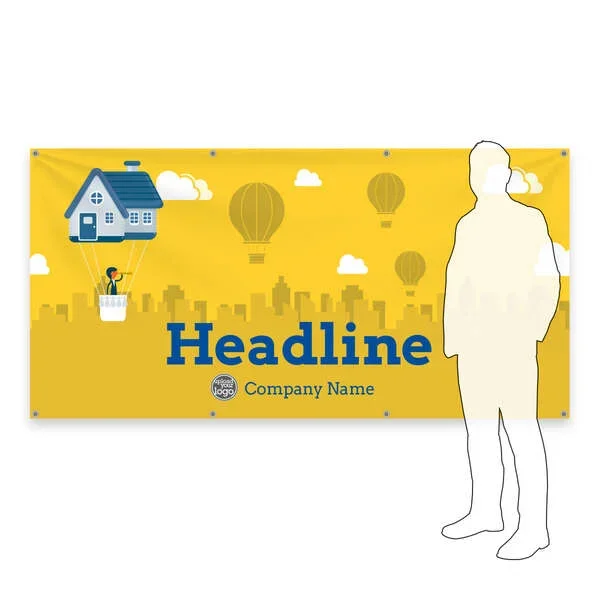 New Home Adventure Vinyl Banner 4’x8′ Rectangle Horizontal